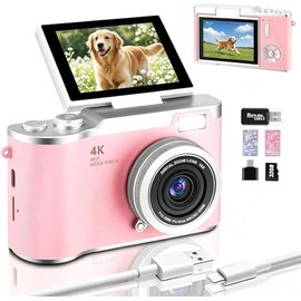 Cámara Digital 4K, Lente De 48 MP, Zoom Óptico de 8X,