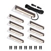 mirrea 7" Outdoor Hardscape Lighting Low Voltage Retaining Wall Lights