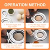 DOOCECIY Egg Topper for Boiled Eggs, Boiled Egg Cutter for