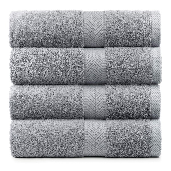 BY LORA Terry Bath Sheet Large Towel for Bath Shower,