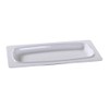 Yanco VE-413 Venice Deep Plate, Rectangular, 12.875" Length, 6.875" Width,