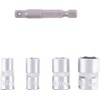 Original Einhell Socket Spanner Set with Adapter, 5 Pieces, 7-13