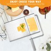 WarmHut Cheese Slicer Wire Cutter, Stainless Steel Cheese Cutter Board