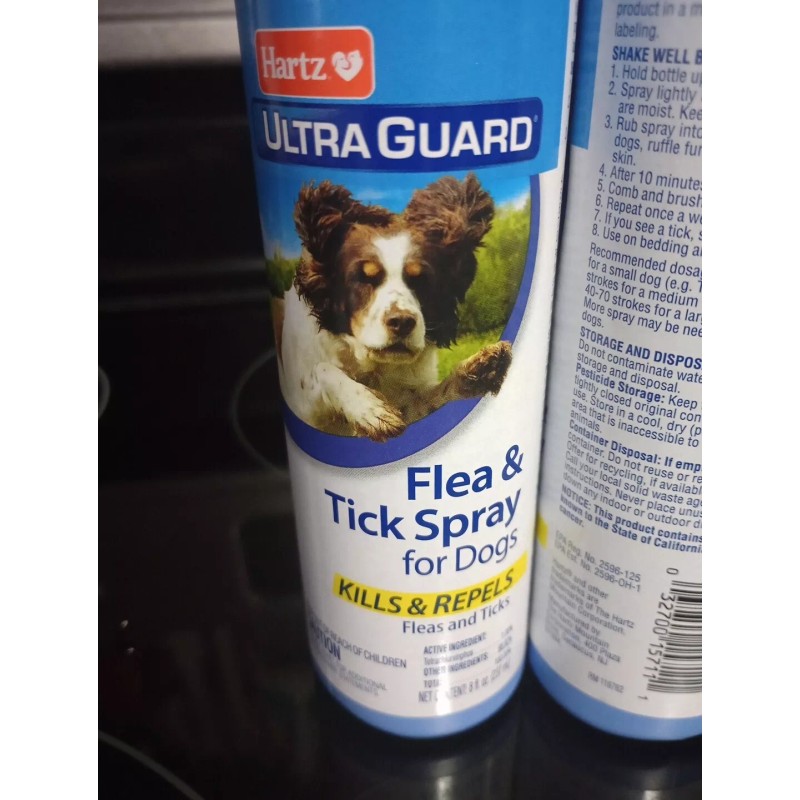 Hartz Ultra Guard Flea & Tick Spray For Dogs 8oz.
