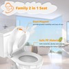Potty Training Seat Built-in Toilet Seat, Round Toilet Seat 16.5inch