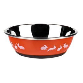 Classic Pet Products Classic Posh Paws Bunny Dish, 350 ml, Orange