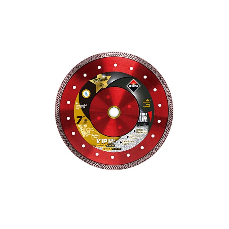Rubi Tools 7" VIP Premium Wet Diamond Blade
