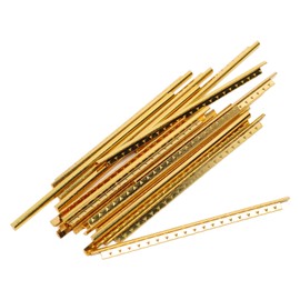 19Pcs Guitar Fret Wire Set Metal Pre Rounded Corner Design Electric Guitars Parts Accessories