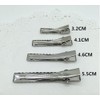 HJ Hair Clip Hairpin Metal Fittings, DIY, Silver, Approx. 100