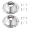 AIXXCUVQ 2piece 2Pcs RV Table Base Mount Table Leg Base RV Table Base Aluminum Standard Table Holder with Mounting Screws RVs