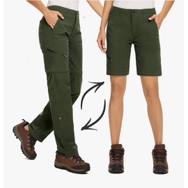 Toomett Womens Hiking Pants Convertible Lightweight Quick Dry Outdoor Travel Camping  12