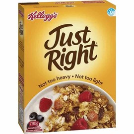 Kelloggs Bulk Kelloggs Just Right 740g ($9.99 each x 12 units)
