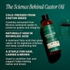Aceite de ricino orgánico para pestañas, cabello y piel (2