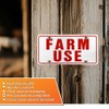 Hy-Ko Products 361951 Farm Use Id Tag White/Red, 6(h) x
