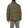 Forever 21 Men's Quilted Funnel-Neck Puffer Jacket, Olive