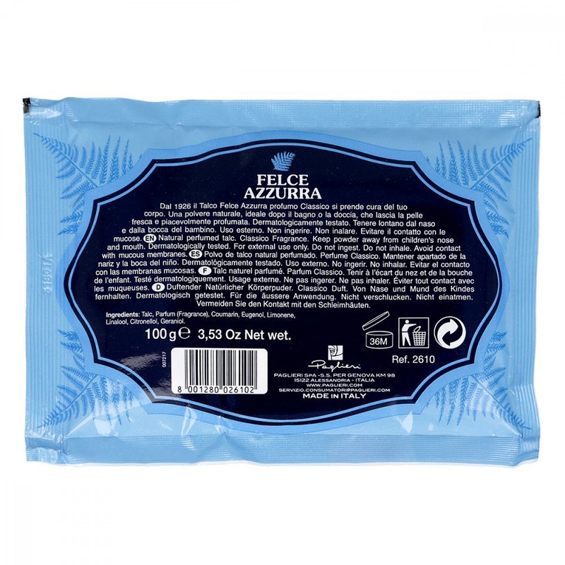 AZZURRA Paglieri Talcum Powder in Envelope 100 g