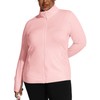 COOTRY Women's Plus Size Athletic Jackets Zip Up Lightweight Workout