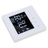 White Intelligent Thermostat Touch Screen 16A LCD Display Smart Temperature
