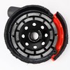 HERZO Surface Grinding Dust Shroud for Angle Grinder, Universal 4.5"/5"