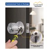 Lanwandeng 3 Sets Keyed Alike Entry Door Knobs and Single
