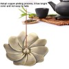 Mini Pure Copper Incense Holder Lotus Flower Incense Burner Coil