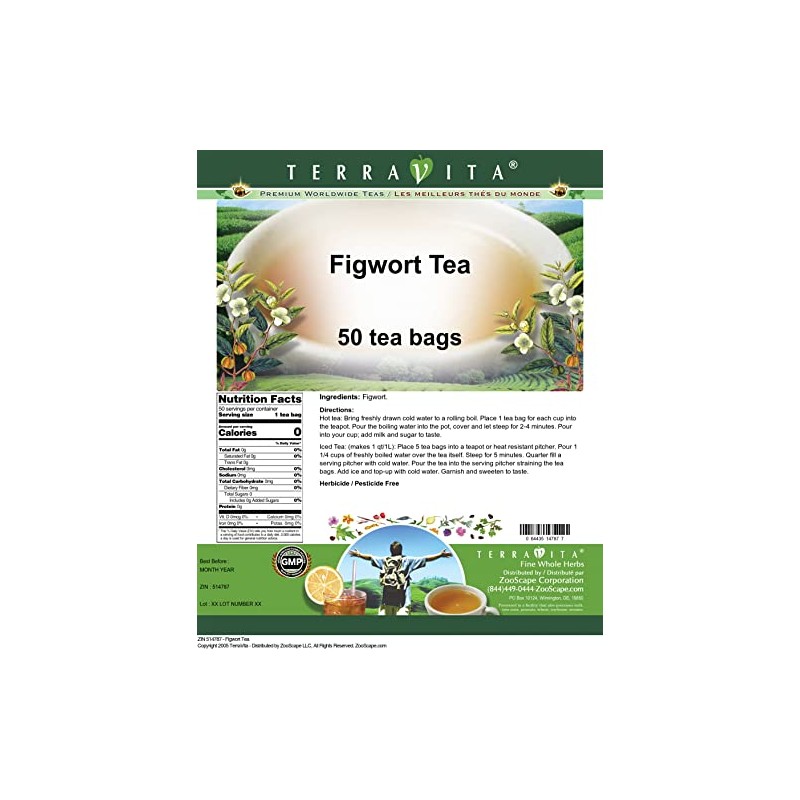 Figwort Tea (50 tea bags, ZIN: 514787)