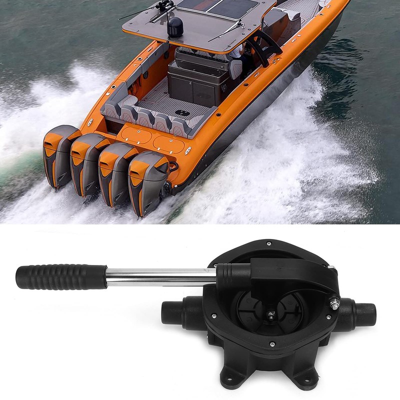 Hand Diaphragm Pump, Stainless Steel Pump, Manual Bilge Pump, Self-priming