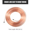 YAKEFLY 25 Ft. 3/16 Copper Nickel Brake Line,Rustproof Brake Line