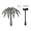 Palm Tree Door Knocker - Nickel (Premium Size)