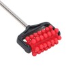 2pcs Telescopic Back Massage Roller Stainless Steel Rolling Back Massager