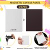 Engrowtic 25 Pcs Magnetic Painting Canvas Panel Magnetic Mini Canvas