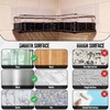 LHSYFBZ 48Pack Shower Caddy Adhesive Hooks Replacement, Shower Shelf Adhesive