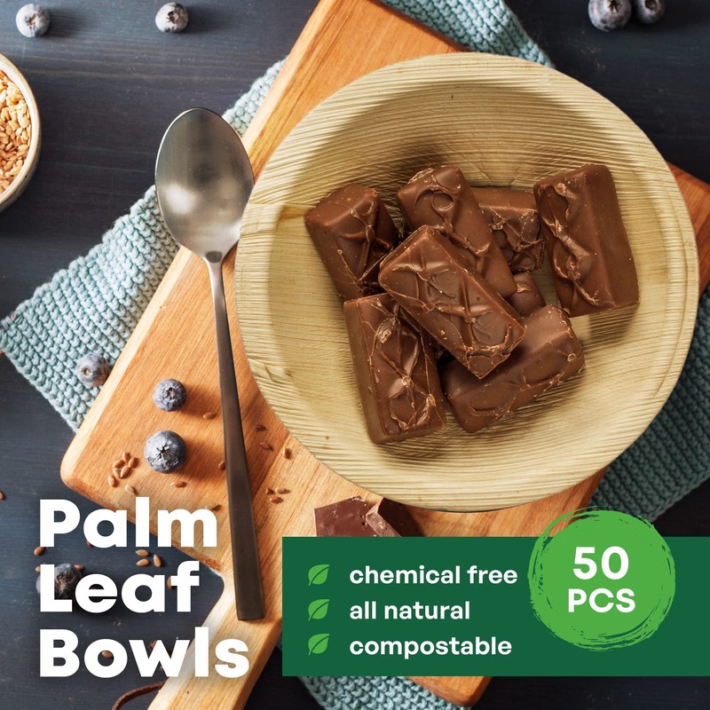 DISPOSABLE GREEN® | Round Bowls | Various Sizes | COMPOSTABLE,