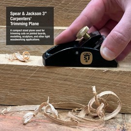 Spear & Jackson CTP3 Carpenters' 3" Trimming Plane