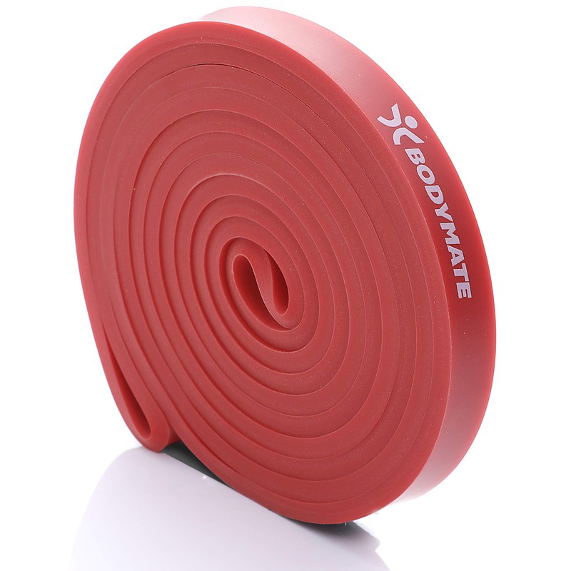 BODYMATE Premium Fitness Bands. 208cm elastic resistance band made from