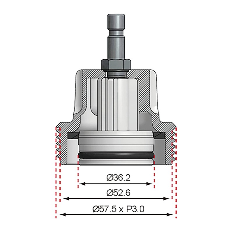 BGS 8027-8 Adaptor No. 8 for Art. 8027: VW (Vento,
