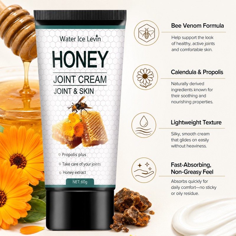 Bee Venom Body Cream for Daily Massage – Lightweight Moisturizing