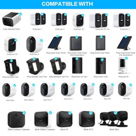 Corner Mount for Blink Outdoor, Universal Holder for Ring Stick Up Cam, Adjustable Wall Mount for Eufy SoloCam S220/eufyCam 2C, Camera Holder, Wall Mount Accessory for Security Cameras