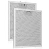 Maridergo 2 Pack 5-Layer Aluminium Cooker Hood Filter, 320x260mm, Modern