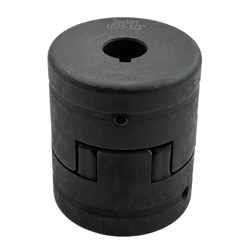 Saelno 1/2" to 7/8" L075 Flexible 3-Piece L-Jaw Coupling Coupler