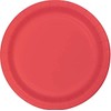 Creative Converting Dinner Plates, 8.75", Coral