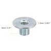 sourcing map M5 T-Nuts, 24pcs Carbon Steel Tee Nut Round