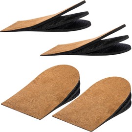 Heel Lifts for Women and Men Adjustable Shoe Lifts for Leg Length Discrepancy (Medium, 4, Count)