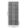 ANIZER Over The Door Hanging Shoe Rack Organizer with 6