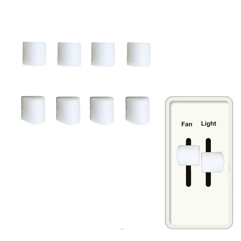 8Pcs Sevomie Dimmer Switch Knob Replacement Set of Two Split