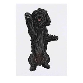 'Black Cockapoo' Temporary Tattoo - Water Resistant, Skin-Safe, Non-Toxic Transfer (TO00045712)