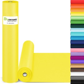 Yellow Wrapping Paper, Bulletin Board Paper 15"x300", Poster Craft Kraft Construction Easel Paper Roll, Christmas Birthday Wedding Gifts Wrap for Men, Arts Crafts Bouquet Flower Wrap 110GSM 75LB