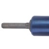 Wood Cone Punch High Speed Steel Blue Plated Hex Shank