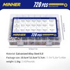 MINHER 720PCS M4 M5 M6 Bolts and Nuts Assortment Kit
