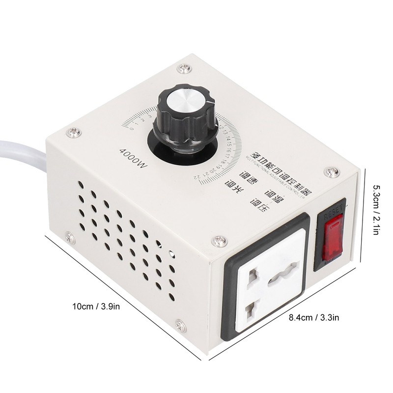 4000W SCR Voltage Regulator Dimmer High Power Electronic Thyristor Controller